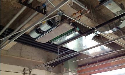 風(fēng)機盤管安裝現(xiàn)場圖